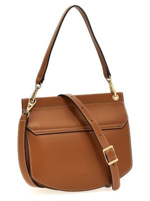 Сумка крос-боді Ganni Apo-G Small Коричнева2