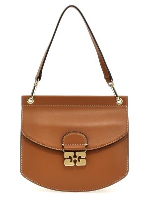 Сумка крос-боді Ganni Apo-G Small Коричнева1